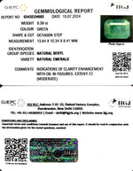 Load image into Gallery viewer, 9.39/CT Natural Panna Stone with Govt. Lab Certificate-3441