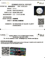 Load image into Gallery viewer, 2.01/Cents Natural Diamond with Govt. Lab Certificate-75000