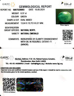 Load image into Gallery viewer, 6.37/CT Natural Panna Stone with Govt. Lab Certificate-2331