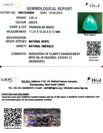 Load image into Gallery viewer, 3.85/CT Natural Panna Stone with Govt. Lab Certificate-3441