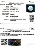 Load image into Gallery viewer, 0.39/CT Natural Diamond with Govt. Lab Certificate