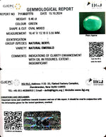 Load image into Gallery viewer, 9.50/CT Natural Panna Stone with Govt. Lab Certificate-3441
