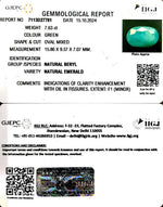 Load image into Gallery viewer, 7.63/CT Natural Panna Stone with Govt. Lab Certificate-6771