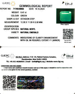 Load image into Gallery viewer, 8.47/CT Natural Panna Stone with Govt. Lab Certificate-4551