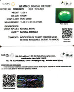 Load image into Gallery viewer, 13.09/CT Natural Panna Stone with Govt. Lab Certificate-6771