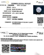 Load image into Gallery viewer, 0.42/Cents Natural Diamond with Govt. Lab Certificate-120000
