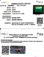 Load image into Gallery viewer, 6.65/CT Natural Panna Stone with Govt. Lab Certificate-8991