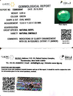 Load image into Gallery viewer, 6.69/CT Natural Panna Stone with Govt. Lab Certificate-3441