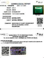 Load image into Gallery viewer, 4.97/CT Natural Panna Stone with Govt. Lab Certificate-3441