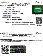 Load image into Gallery viewer, 1.36/CT Natural Panna Stone with Govt. Lab Certificate-12210