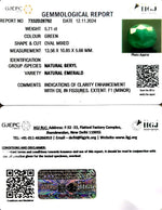 Load image into Gallery viewer, 5.71/CT Premium Quality Panna Stone with Govt. Lab Certificate-4551