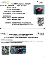 Load image into Gallery viewer, 7.46/CT Natural Cabochon Ruby with Govt. Lab Certificate-1665
