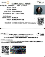 Load image into Gallery viewer, 3.09/CT Natural Scapolite Cat's Eye with Govt. Lab Certificate-1221