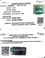 Load image into Gallery viewer, 1.33/CT Natural Panna Stone with Govt. Lab Certificate-23310