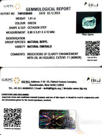 Load image into Gallery viewer, 1.91/CT Natural Panna Stone with Govt. Lab Certificate-12210