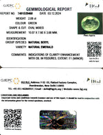 Load image into Gallery viewer, 2.08/CT Natural Panna Stone with Govt. Lab Certificate-12210