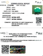 Load image into Gallery viewer, 5.84/CT Natural Panna Stone with Govt. Lab Certificate-4551