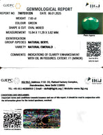 Load image into Gallery viewer, 7.65/CT Natural Panna Stone with Govt. Lab Certificate-8991