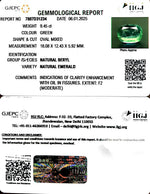 Load image into Gallery viewer, 9.45/CT Natural Panna Stone with Govt. Lab Certificate-23310