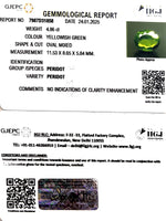 Load image into Gallery viewer, 4.86/CT Natural Peridot With Govt. Lab Certificate-5661