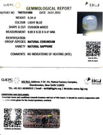 Load image into Gallery viewer, 6.34/CT Natural Blue Sapphire with Govt Lab Certificate-6771