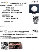 Load image into Gallery viewer, 7.62/CT Natural Opal with Govt. Lab Certificate