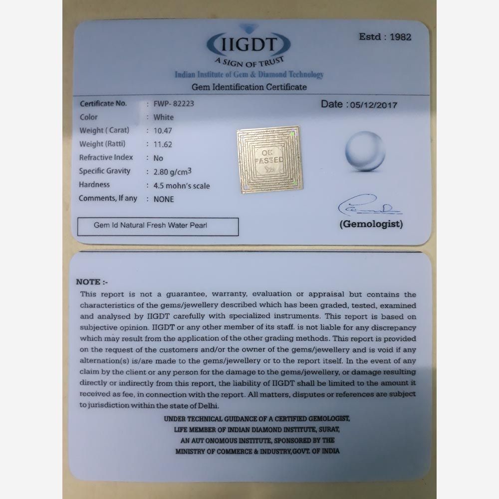 10.47/CT NATURAL FRESH WATER PEARL