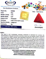 Load image into Gallery viewer, 5.28 Ratti Italian Triangular Red Coral-(1332)
