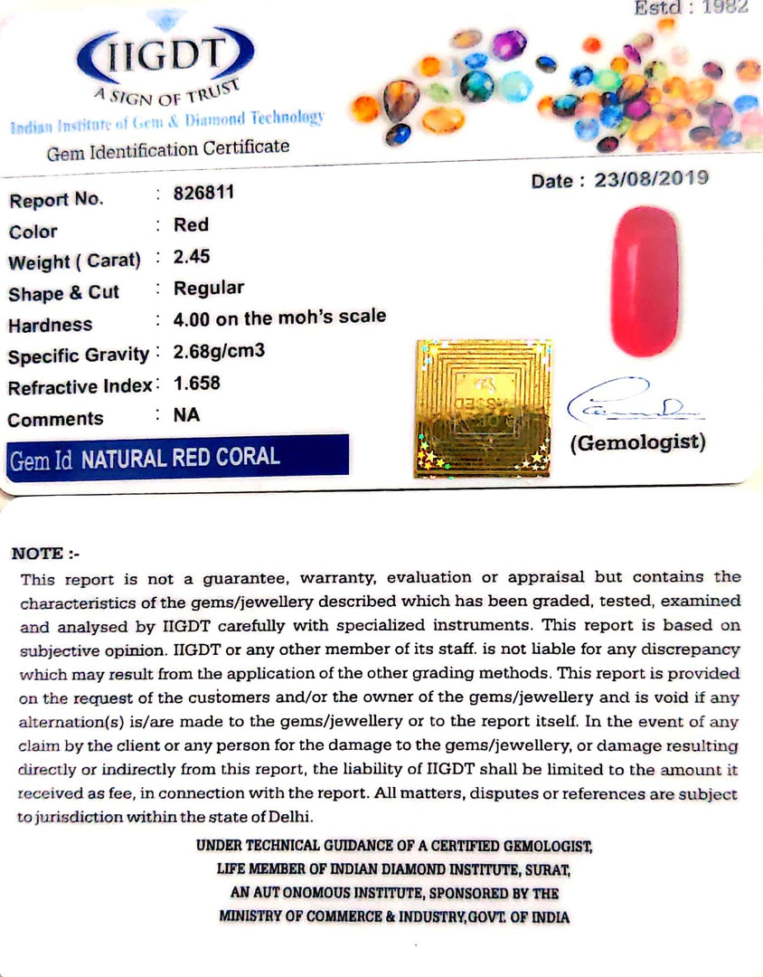 2.45/CT Natural Italian Moonga
