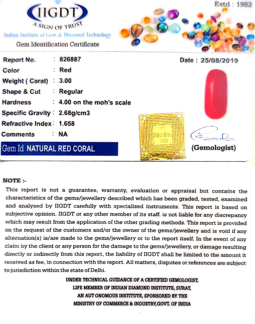 3.00/CT Natural Italian Moonga