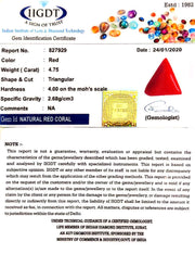 5.28 Ratti Natural Italian Triangular Moonga