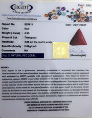 5.49 Ratti Italian Triangular Red Coral-1054