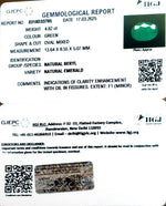 Load image into Gallery viewer, 4.82/CT Natural Panna Stone with Govt. Lab Certificate