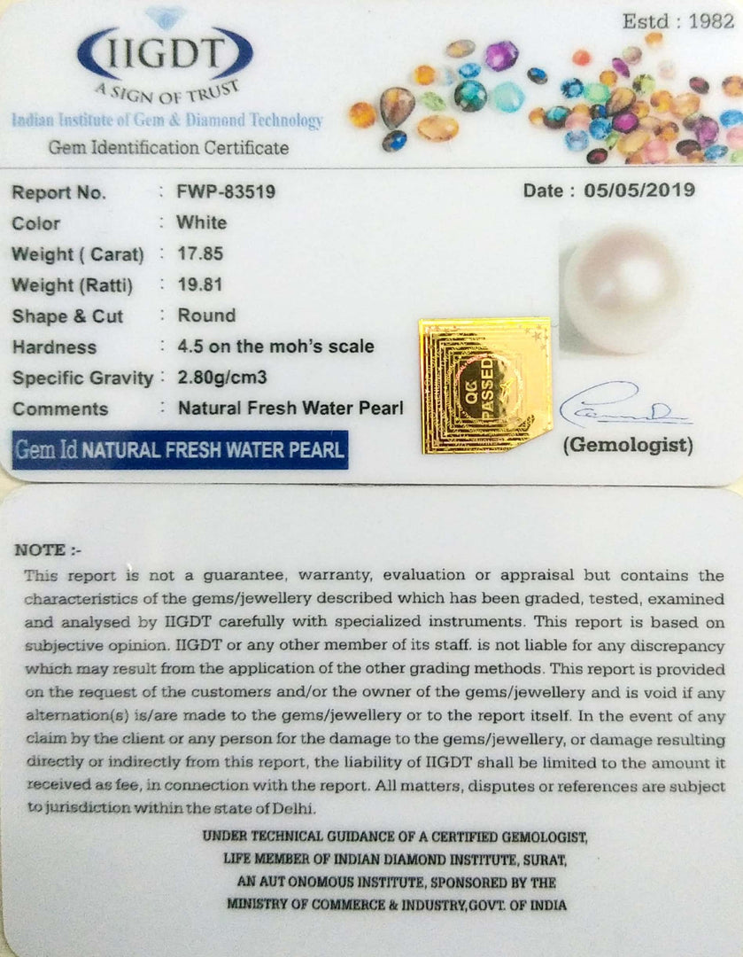 17.85/CT NATURAL FRESH WATER PEARL
