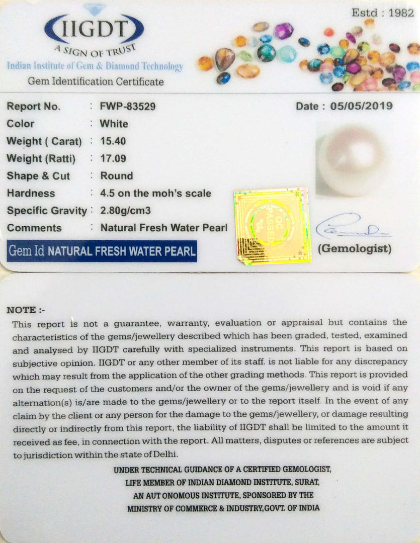 15.40/CT NATURAL FRESH WATER PEARL