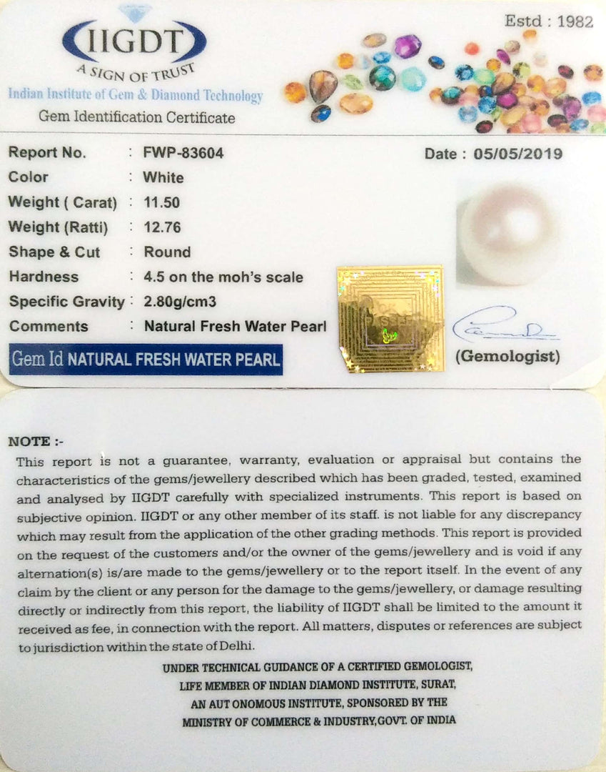 11.50/CT NATURAL FRESH WATER PEARL