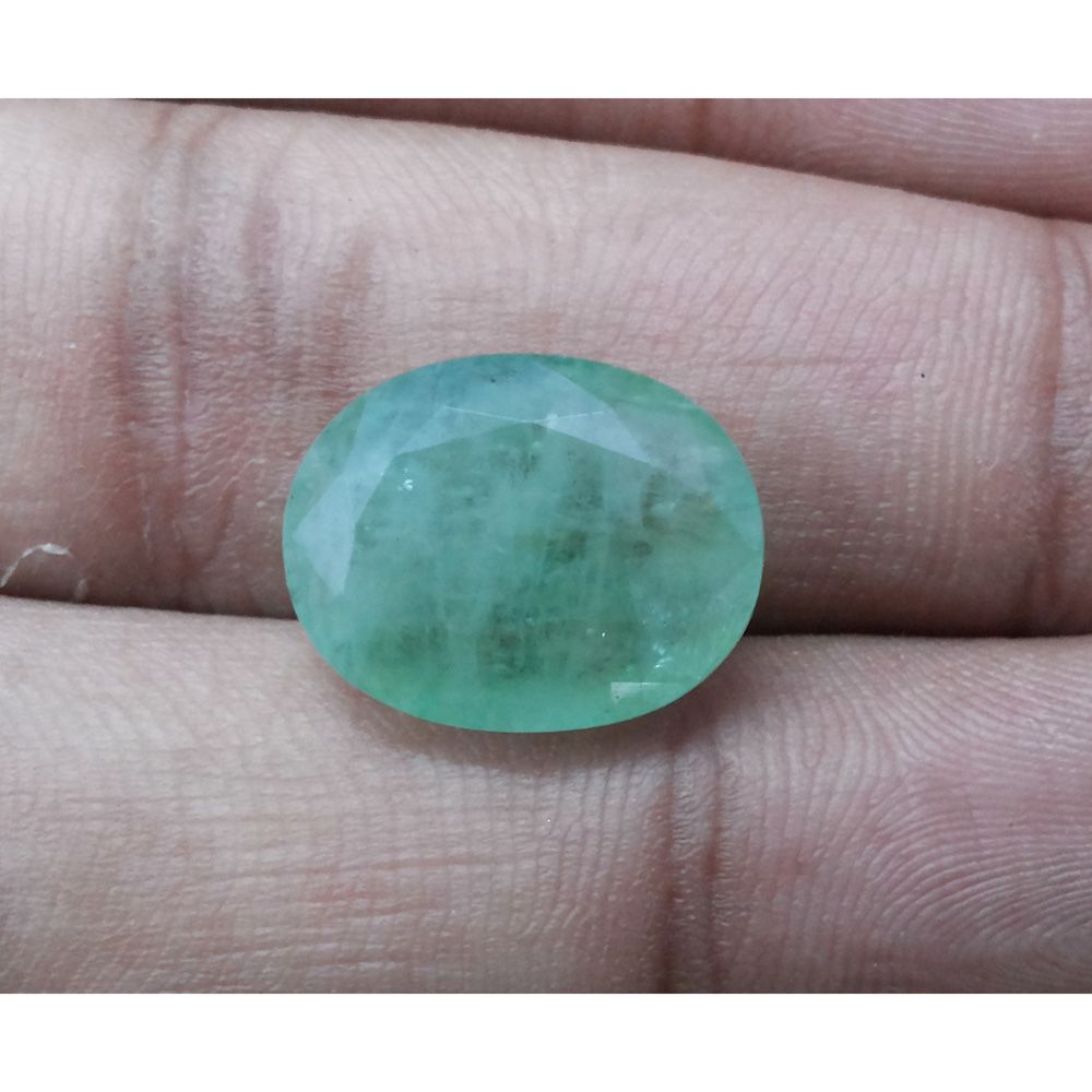 10.87 Ratti Natural Panna Stone with Govt. Lab Certificate (3100)
