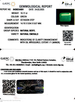 Load image into Gallery viewer, 10.17/CT Natural Panna Stone with Govt. Lab Certificate