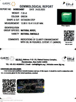 Load image into Gallery viewer, 7.55/CT Natural Panna Stone with Govt. Lab Certificate