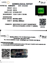Load image into Gallery viewer, 8.24/CT Natural Panna Stone with Govt. Lab Certificate