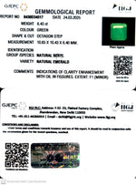 Load image into Gallery viewer, 6.43/CT Natural Panna Stone with Govt. Lab Certificate