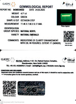 Load image into Gallery viewer, 4.71/CT Natural Panna Stone with Govt. Lab Certificate