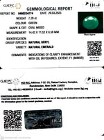 Load image into Gallery viewer, 7.29/CT Natural Panna Stone with Govt. Lab Certificate (2331)