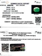 Load image into Gallery viewer, 6.57/CT Natural Panna Stone with Govt. Lab Certificate (1665)