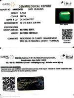 Load image into Gallery viewer, 5.70/CT Natural Panna Stone with Govt. Lab Certificate (2331)