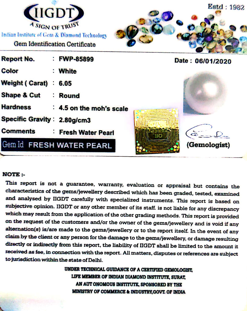 6.72 Ratti Fresh Water Pearl (277)