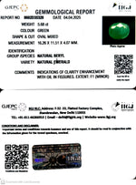 Load image into Gallery viewer, 5.68/CT Natural Panna Stone with Govt. Lab Certificate