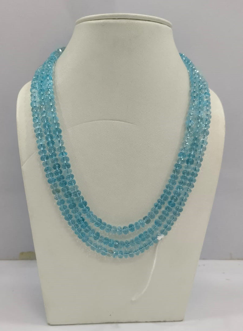 596.70/CT BLUE TOPAZ Beads With Lab Certificate (200)