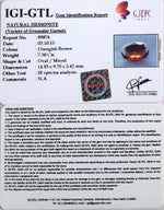 Load image into Gallery viewer, 7.38/CT Natural Hessonite with Govt. Lab Certificate