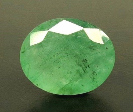 8.56/CT Natural Panna Stone with Govt. Lab Certificate-8991